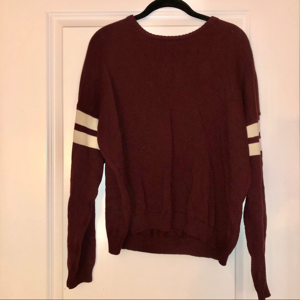 Brandy Melville Burgundy Sweater